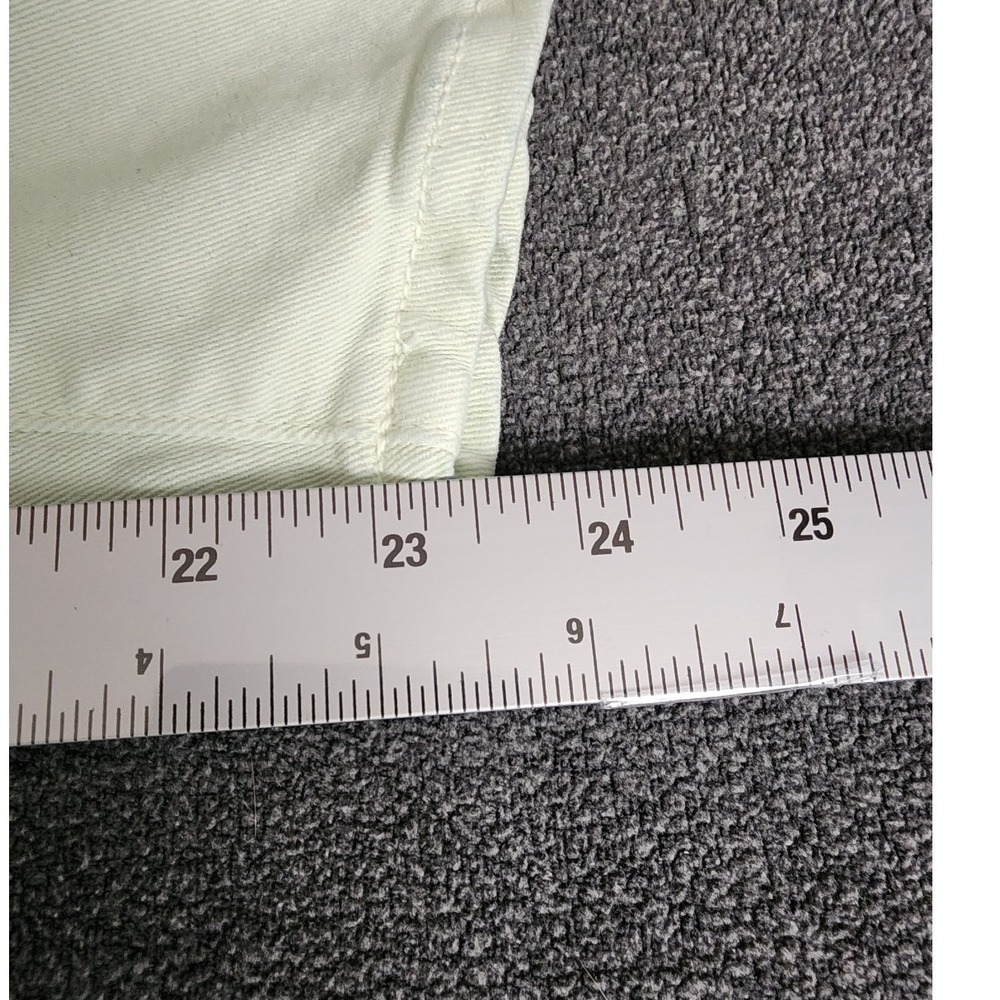 Paige Roxie Capri Womens Jeans Size 27 Pastel Green Denim Pants - Picture 7 of 11